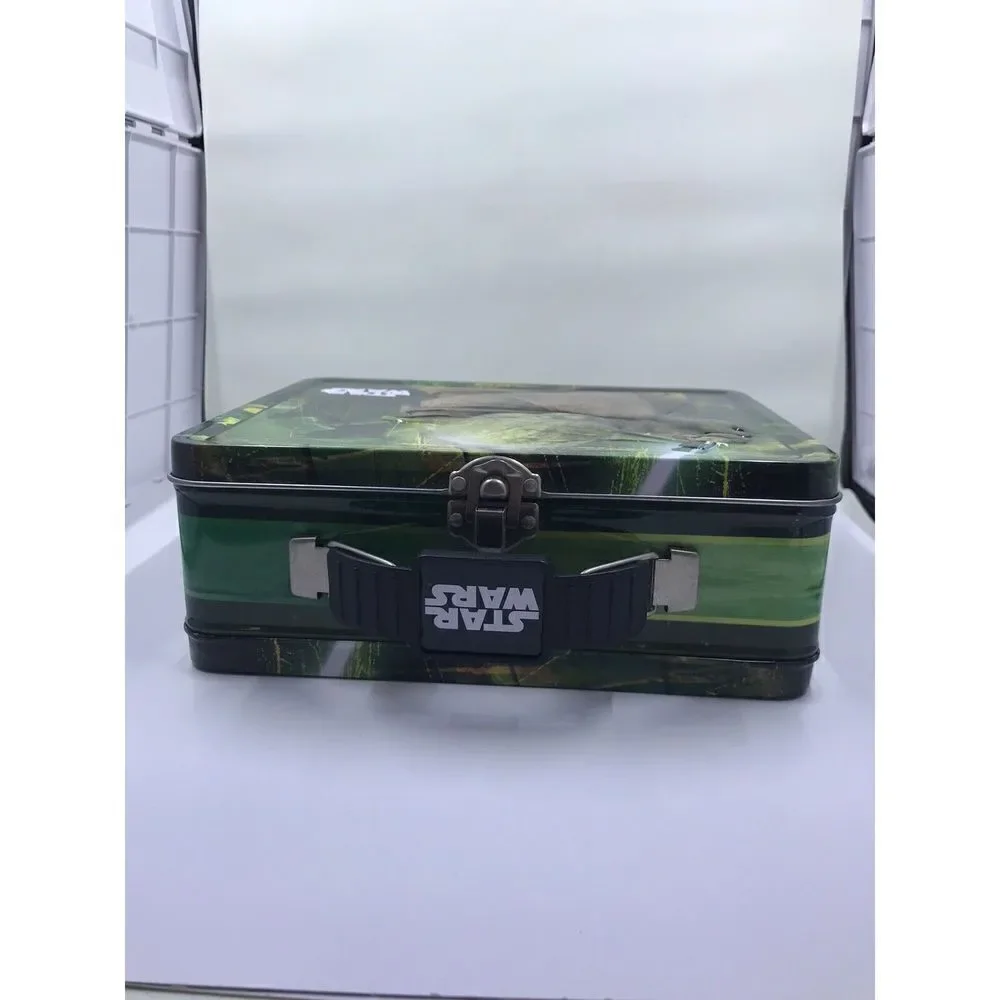 Star Wars Yoda Jedi Master Metal Lunchbox 2010 Embossed Tin Box Co Used